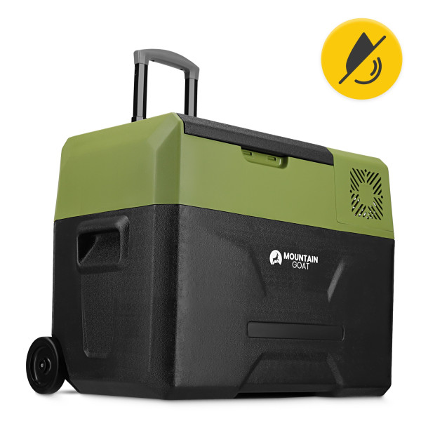 Холодильник туристичний компресорний Mountain Goat Xtreme 39.3 л електричний, переносний Black/Olive, код: P-5905973404921