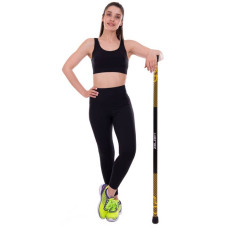 Бодібар Body Bar Zelart 2 кг, чорний-жовтий, код: FI-2611-2