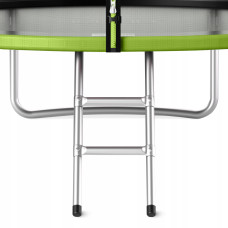 Батут із зовнішньою сіткою 4Fizjo Classic 12FT 374 см Black/Green, код: P-5907739312914