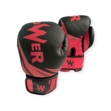 Рукавички боксерські Power POW-W 14 унцій, червоний, код: 18181-SNS