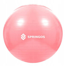 М"яч для фітнесу Springos 75 см Anti-Burst Pink, код: FB0012