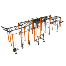 Спортивний комплекс InterAtletika Workout PRO 13350х5215х4014 мм, код: KF902-SM