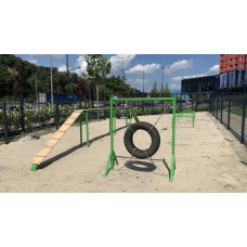 Бар'єр колесо для дресирування собак InterAtletika 1204х761х1477 мм, код: ВО003-SM