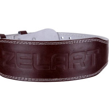 Пояс атлетичний шкіряний Zelart ширина 15см XXL коричневий, код: SB-165076_XXL