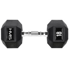 Гантель HMS Hex Pro 1х18 кг, код: 5907695518115-IN