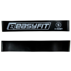 Стрічка опору для фітнесу EasyFit №5, чорний, код: EF-1813-5-EF