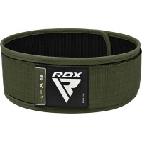 Пояс для важкої атлетики RDX RX1 Weight Lifting Belt S Army Green, код: WBS-RX1AG-S