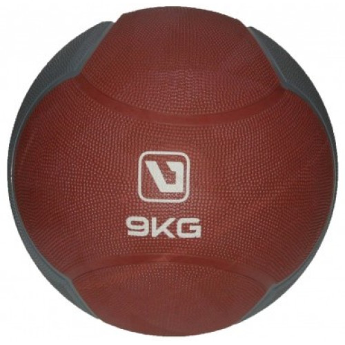 Медбол LiveUp Medicine Ball 286мм, 9 кг, темно-вишневий-темно-синій, код: 2016052500182