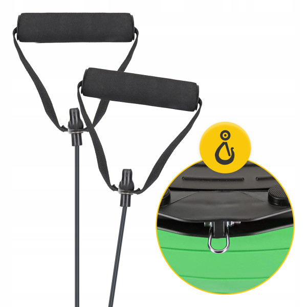 Балансувальна платформа 4Fizjo Bosu Ball 60 см, зелений, код: P-5907222931486