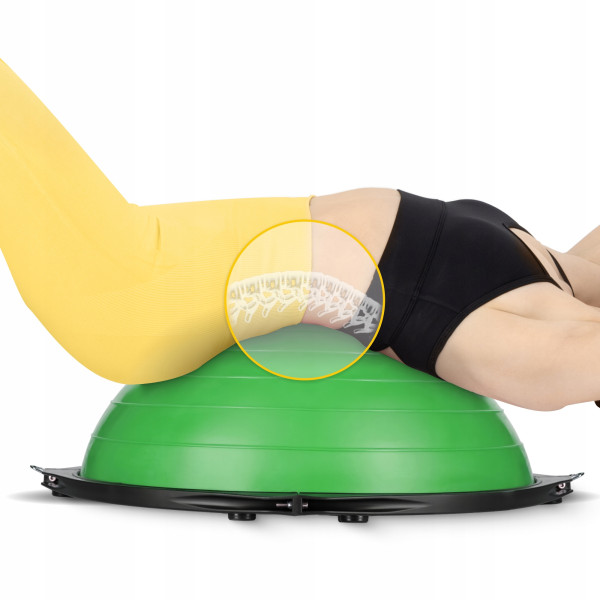 Балансувальна платформа 4Fizjo Bosu Ball 60 см, зелений, код: P-5907222931486