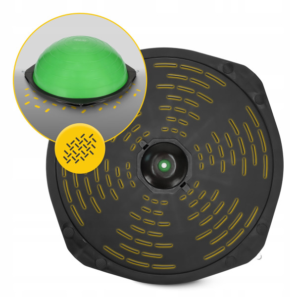 Балансувальна платформа 4Fizjo Bosu Ball 60 см, зелений, код: P-5907222931486