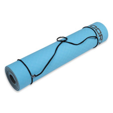 Килимок для йоги та фітнесу Toorx Yoga Professional TPE 1830х600х6 мм, бордовий, код: 931142-SVA