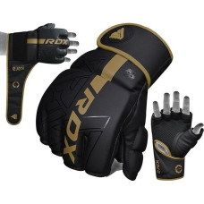 Рукавиці для ММА RDX F6 Kara Matte XL, чорний-золотий, код: GGR-F6MGL-XL