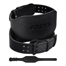 Пояс для важкої атлетики шкіряний RDX 6 Full M Black, код: WBS-6FB-M
