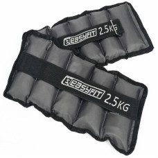 Обтяжувачі EasyFit Metal (фіксована вага) 2х2,5 кг, код: EF-AWTМ-250