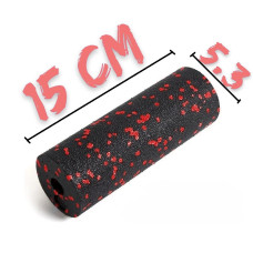 Набір для масажу та йоги PowerPlay EPP (2 м"ячики + валик масажер 15x5,3 см) Red + резинка 11кг. опір, код: PP_4091_Red