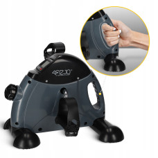 Міні велотренажер 4FIZJO Active 2 в 1 для рук та ніг Grey/Black, код: P-5905973401708