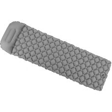 Надувний килимок Outtec 195х55х5см з подушкою соти сірий, код: 5907766662877