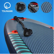 Надувна SUP дошка Tsunami Wave з веслом, 3500х810х150 мм, сірий, код: P-5907739314222