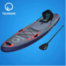 Надувна SUP дошка Tsunami Wave з веслом, 3500х810х150 мм, сірий, код: P-5907739314222