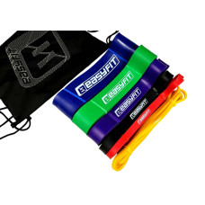 Гумові петлі EasyFit: набір 1-110 кг (6 шт), код: EF-1110-EF