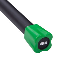 Бодібар Body Bar Zelart 4 кг, чорний-помаранчевий, код: FI-1251-4