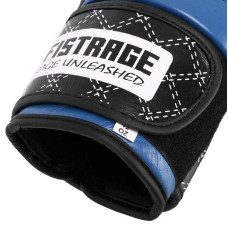 Боксерські рукавиці шкіряні Fistrage 12oz, синій, код: VL-4275_12BL