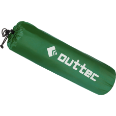 Самонадувний килимок Outtec з подушкою гладкий зелений, код: 5907766668374