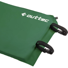 Самонадувний килимок Outtec з подушкою гладкий зелений, код: 5907766668374