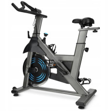 Велотренажер спінінговий (спінбайк) 4FIZJO Racing Black/Blue, код: P-5905973401654