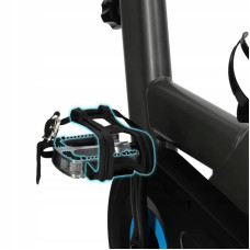Велотренажер спінінговий (спінбайк) 4FIZJO Racing Black/Blue, код: P-5905973401654