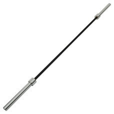 Гриф прямий для станової тяги хромований Олімпійський Texas Deadlift Bar LiveUp 2,3м, ø50мм, код: LP8371
