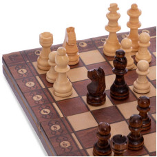 Набір настільних ігор PlayGame 3в1 шахи, шашки, нарди, код: W7701H-S52
