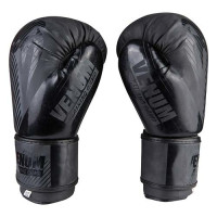 Рукавички боксерські Venum 12oz, чорний, код: VM2955/12BL-WS