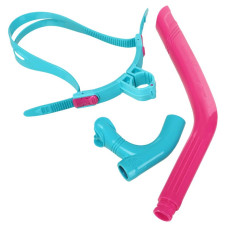 Трубка фронтальна дихальна для плавання MadWave Pro Snorkel junior, рожевий, код: M077702_P