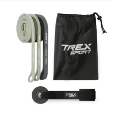 Набір резинок для фітнесу Trex Sport TX-003PB 3в1 2-30кг, код: 5902308233126