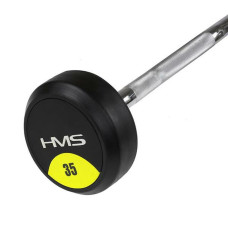 Заламана штанга HMS GSL35 з прогумованим вантажем 35 кг, код: 17-58-029-IN