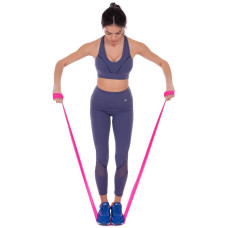 Стрічковий еспандер FitGo 1,5х0,45 мм рожевий, код: FI-6256-1_5_P