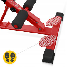 Лава для гіперекстензії 4Fizjo Red/Black регульована, код: P-5905973402682