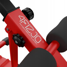 Лава для гіперекстензії 4Fizjo Red/Black регульована, код: P-5905973402682