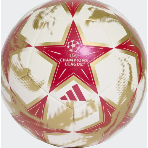 М'яч футбольний Adidas UCL CLB KE9764 №5, золотий-червоний, код: 4069994615016
