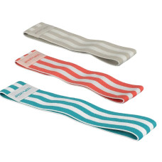 Резинка для фітнесу та спорту із тканини SportVida Hip Band 3 штуки, код: SV-HK0363