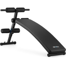 Похила лава для тренувань преса Gymtek XL200 з еспандерами для дому,код: 5905884426982