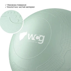 М’яч для фітнесу WCG Balance Pro 65 см Anti-Burst до 500 кг з насосом, світло-зелений, код: W-FB-BP65-LG