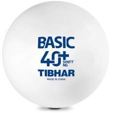 М”ячі для настільного тенісу Tibhar Basic 40+ SYNTT NG 6 шт (85511200), код: 931890-SVA