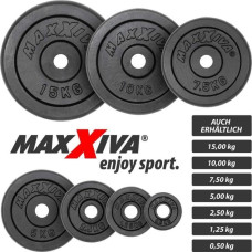 Набір дисків Maxxiva 4х2,5 кг, чорний, код: M-10085422-IN