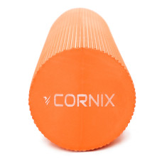 Масажний ролик (валік) Cornix EVA+ 900x150 мм, помаранчевий, код: XR-0312