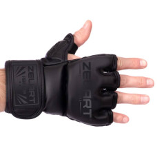 Рукавички для змішаних єдиноборств MMA Zelart XS, чорний, код: BO-5699_XSBK