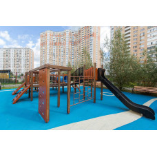Ігровий комплекс InterAtletika Лабіринт Пірат 8814х5505х2585 мм, код: S715M-SM