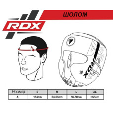 Боксерський шолом RDX F6 Kara Matte M, чорний, код: HGR-F6MW-M